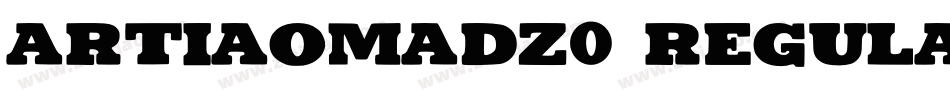 ARTIAOMADZ0 Regular字体转换